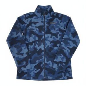 Columbia Kids Blue Camo Fleece Jacket